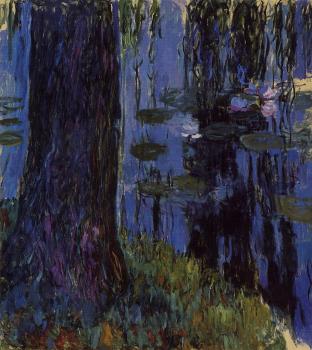 Claude Oscar Monet : Weeping Willow and Water-Lily Pond